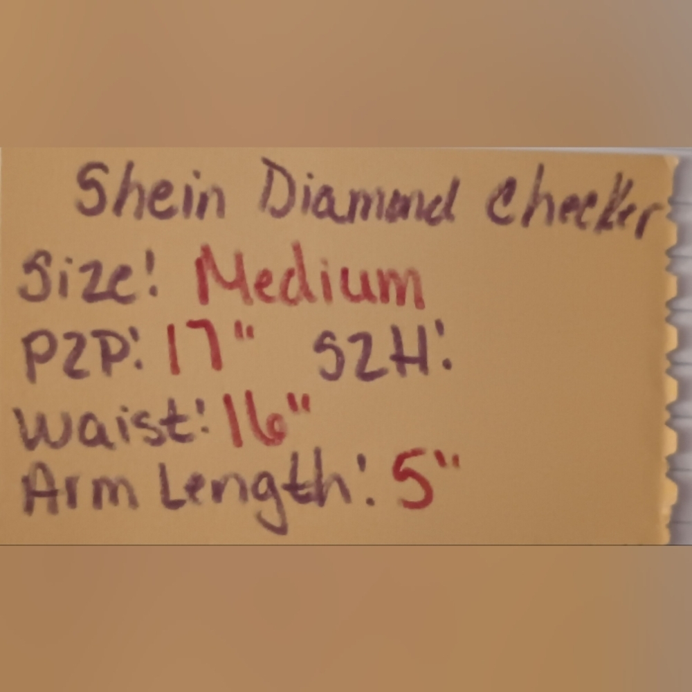 𝑺𝒉𝒆𝒊𝒏 𝑫𝒊𝒂𝒎𝒐𝒏𝒅 𝑪𝒉𝒆𝒄𝒌𝒆𝒓 𝑪𝒓𝒐𝒑 𝑻𝒐𝒑𝒔 - Picture 2 of 10